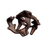 [3 слоя, цинковый сплав, покрытие] Верхний слой - коровья кожа, замок