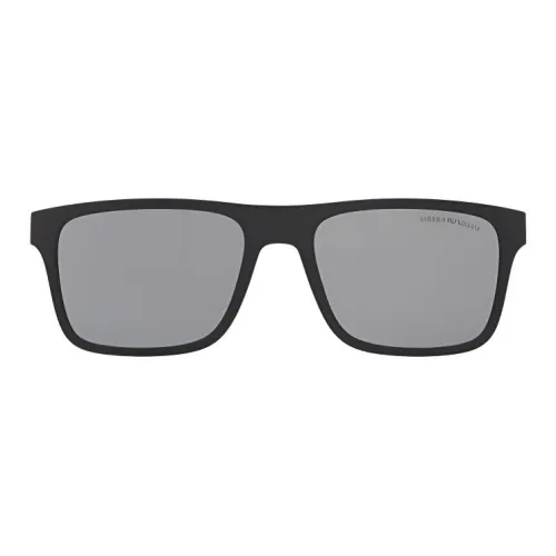 EMPORIO ARMANI Plastic Square Sunglasses Men's Black
