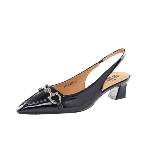 GUDIANFENGDU Грубый каблук Высокие каблуки 4,5 см Женские