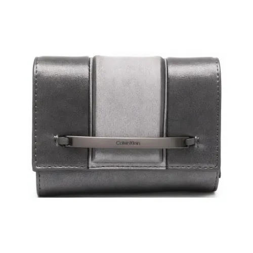 CK Calvin Klein Кошелек из коровьей кожи женский черный