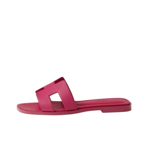 HERMES Oran Слипоны Женские Розовый
