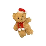 Санта Шляпа Шарф Медведь + Золотой Брелок