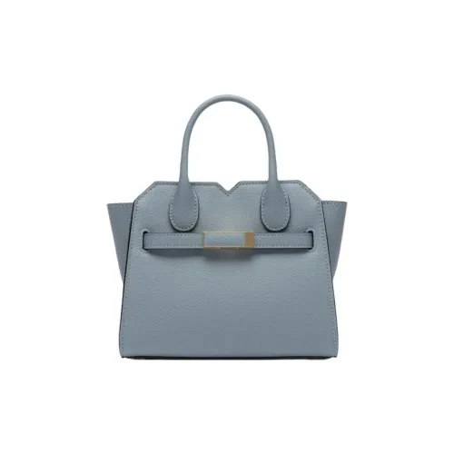 Valextra Сумка через плечо из коровьей кожи микро-сумка для женщин Niagara синего цвета