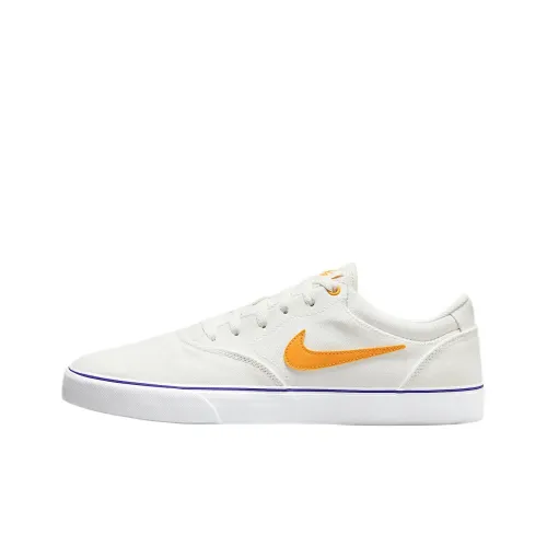 Nike SB Chron 2 Low Топ Скейтборд Кроссовки Унисекс Белый
