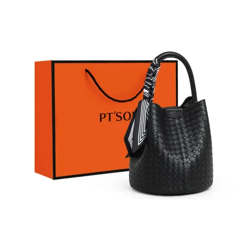 PT'SON Сумка через плечо из синтетической кожи сумка обычного размера женская черная