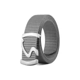 Серый с серебристой пряжкой