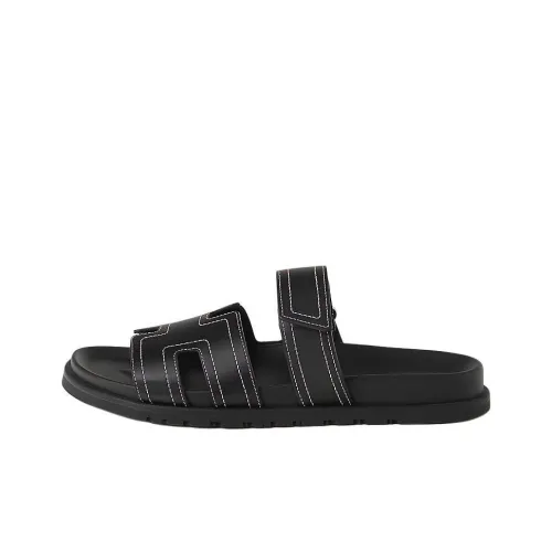 HERMES Chypre Слипоны Мужской Черный