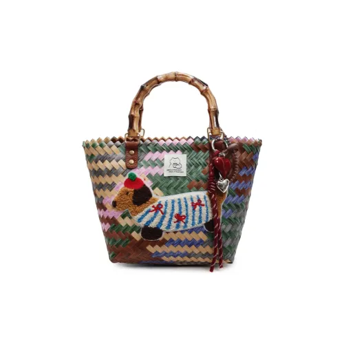 Debecca Сумка из плетеного соломы Женская Многоцветная