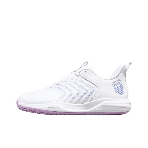 K·SWISS Теннисные кроссовки Low Top Теплый белый/Рассветный пурпурный Розовый Женские