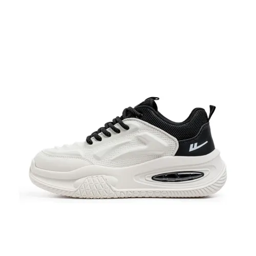 Warrior Толстая подошва Низкий верх Белый Черный Мужской