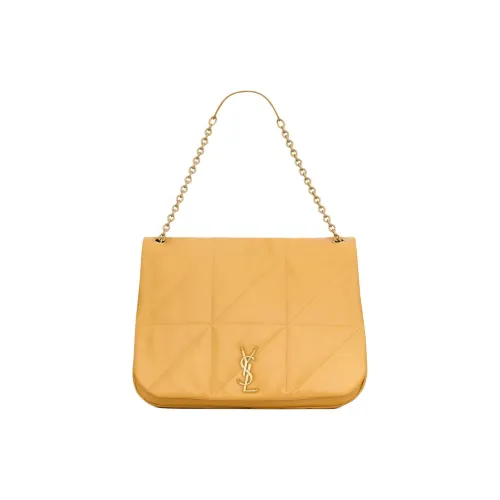 SAINT LAURENT Овчина Сумка через плечо Средняя Женская Желтая