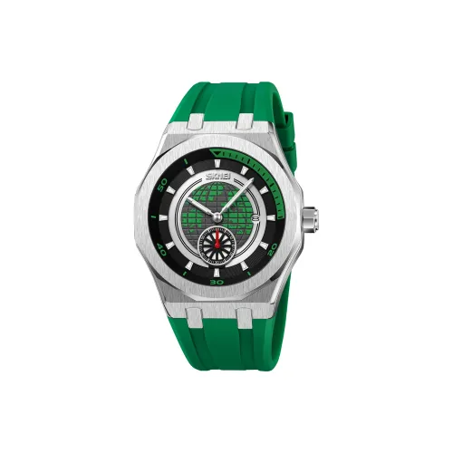 SKMEI Кварцевый механизм Часы Мужские Зеленый циферблат