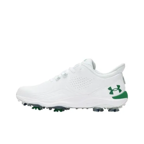 Under Armour Drive Pro Устойчивая к истиранию низкая обувь для гольфа мужская белая и зеленая