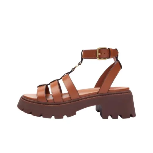 COACH Римские сандалии Женские Коричневые