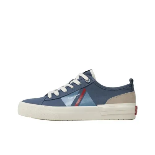 Pepe Jeans Allen Low Топ Скейтборд Кроссовки Мужские Синие