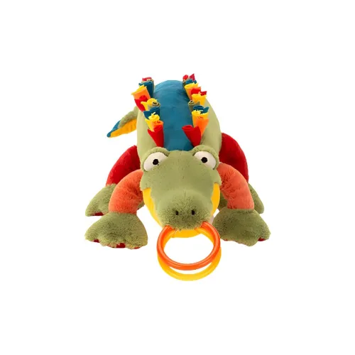 JELLYCAT Ocean Series Крокодил Колокольчик Shaker Зеленый Куклы Плюшевая кукла 8 см Высокий