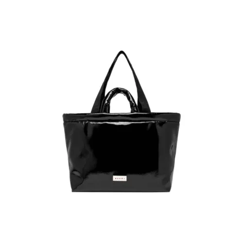 MARNI Лакированная кожа Сумка на одно плечо Мужская Черная