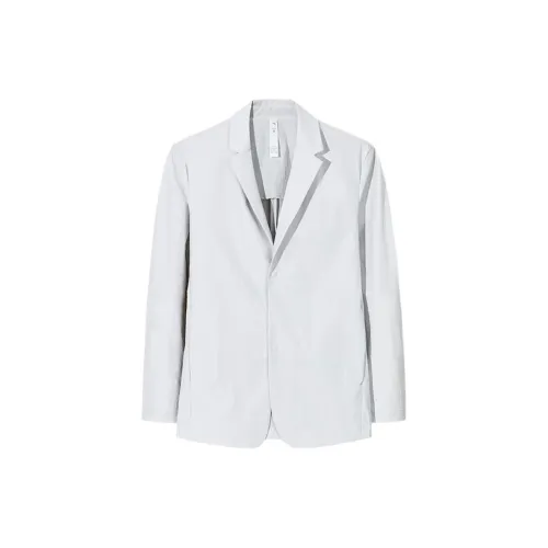 CHAOJIANTA Бизнес-костюм мужской песочный с текстурой серый