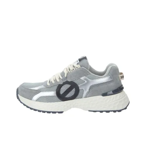 NO NAME Беговые кроссовки Low Top Серые Мужские