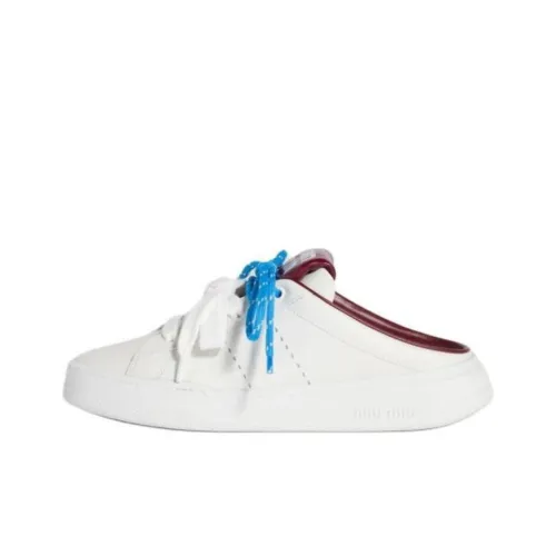 MIU MIU Домашние тапочки Женские Белые