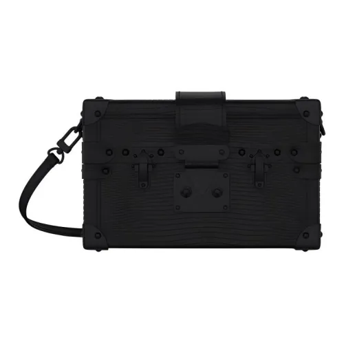 LOUIS VUITTON Кожа Коробка Сумка Сумка через плечо Мужская Черная