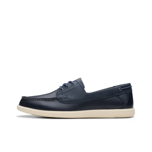 Clarks Мужские повседневные туфли Low Top Blue 261812747 Мужские