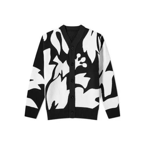 Sacai совместный бренд Черный мужской трикотаж