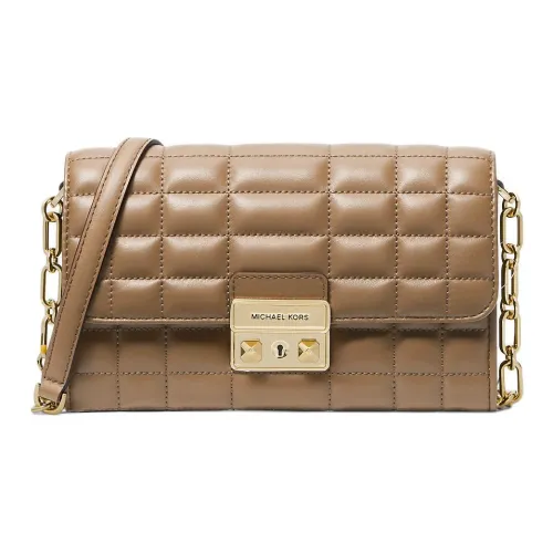 MICHAEL KORS Tribeca Кожа Сумка через плечо Сумка на плечо Женская Кофейного цвета