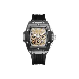 Чёрный корпус с чёрным циферблатом (Версия браслета)