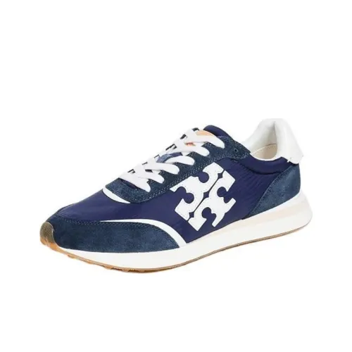TORY BURCH Destiny Trainer Low Топ Повседневная обувь Женская Темно-синий