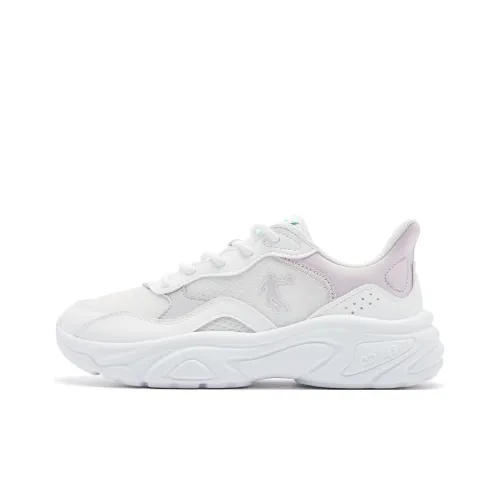 QIAODAN Slip-resistant Abrasion-resistant Low Top Casual Shoes Women's White Purple QIAODAN Противоскользящий Устойчивый к истиранию Низкий Топ Повседневная Обувь Женская Белый Фиолетовый