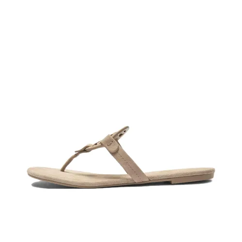 TORY BURCH Miller Резиновая подошва Шлепанцы Женские Умбра