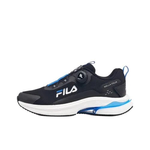 FILA Engine Low Топ Повседневные Беговые Кроссовки Мужские Черные Синие