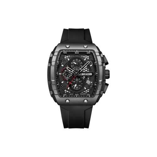 LIBER AEDON Кварцевый механизм Черный циферблат Мужские часы Элегантная коробка