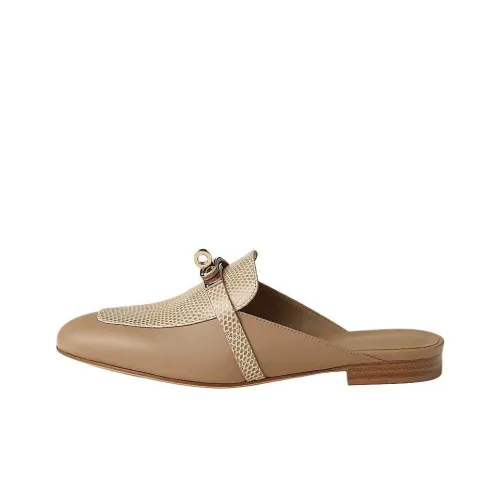 HERMES Oz Домашние тапочки Женские Бежевые