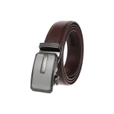 Серые линзы / Металлический + Коричневый ремешок [Триммируемый]