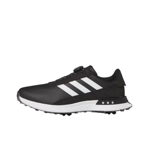 Adidas S2G 24 Slip-Resistant Abrasion-Resistant Low Top Golf Shoes Men's Black Adidas S2G 24 Противоскользящие Устойчивые к истиранию Низкие Топ Обувь для гольфа Мужская Черная