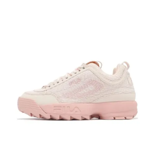FILA Disruptor Low Топ Толстая подошва Кроссовки Унисекс Розовые