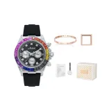 Серебряный белый цвет ромба + браслет Roman, коробка