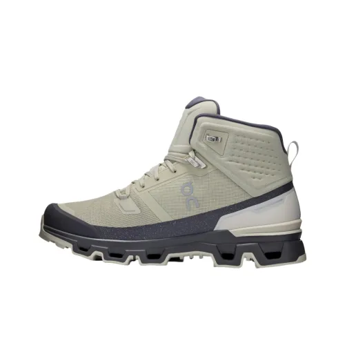 On Cloudrock 2 MID Топ Походная обувь Мужской Сплав Серый