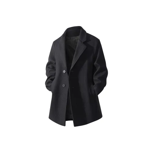 DJ.SPIRIT Черное Унисекс Пальто