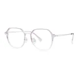 [Средний до Большого Лицо]85074 N1V Мельхиор/Прозрачный Фиолетовый