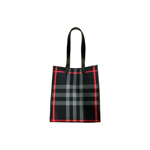 Burberry Хлопок Тоут Сумка Сумка для покупок Сумка Обычная Мужская Темно-синяя