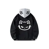 Чёрный-K708 с капюшоном