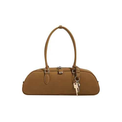 TTaG．baG Microfiber Synthetic Leather Bag Standard Women's Yellow Brown