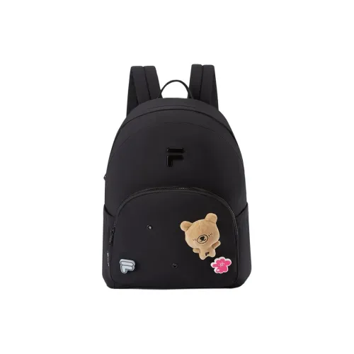 FILA FUSION Ткань Рюкзак Экстра Маленький Женский Темно-Черный