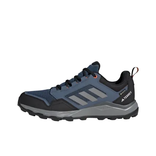 adidas Terrex Tracerocker Водонепроницаемый и Дышащий Низкий Топ Трейл Беговые Кроссовки Мужские Синий Серый