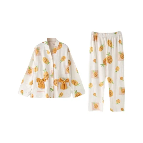ZAO FU NIAO Пижамный комплект Женские Sunward Ананас