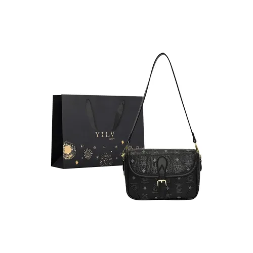 Yi Brigade ПУ (полиуретан) Сумка через плечо Сумка на плечо Стандартная Женская Коричневый Черный Хаки Розовый