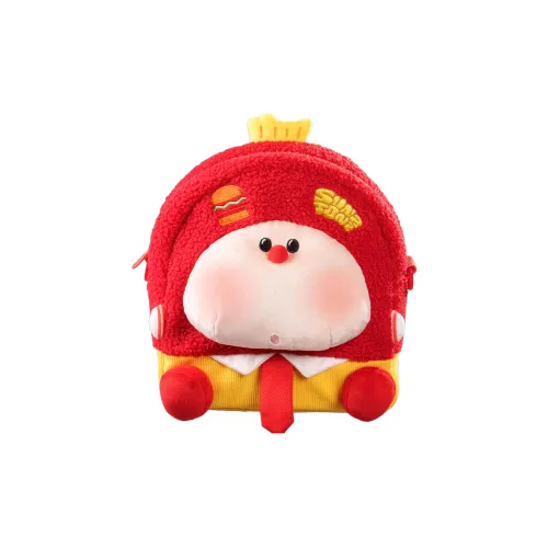 THREE Foot Мальчик Вельвет Рюкзак Средний Унисекс Красный